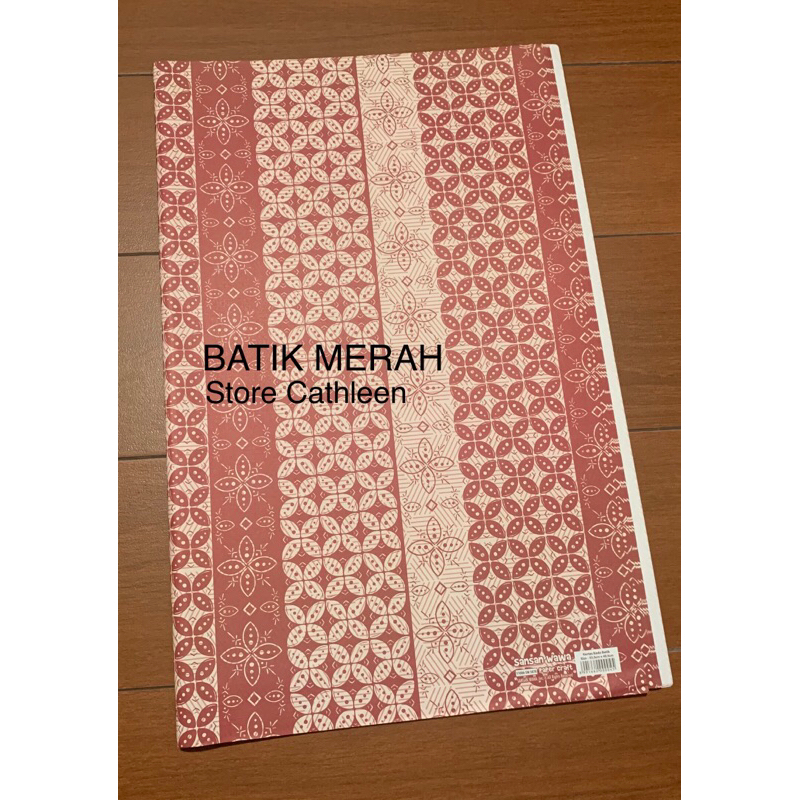 Kertas Kado Sansan Wawa/Sanwa BATIK MERAH SW5878