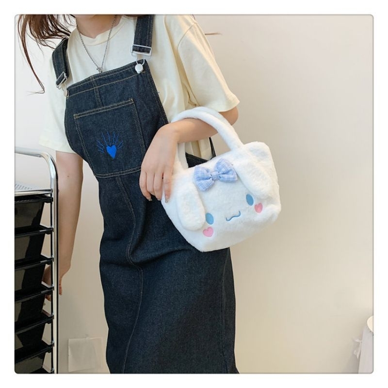 Shoulder bag Tas lucu impor Karakter Sanrio My Melody Cinnamonroll Kuromi