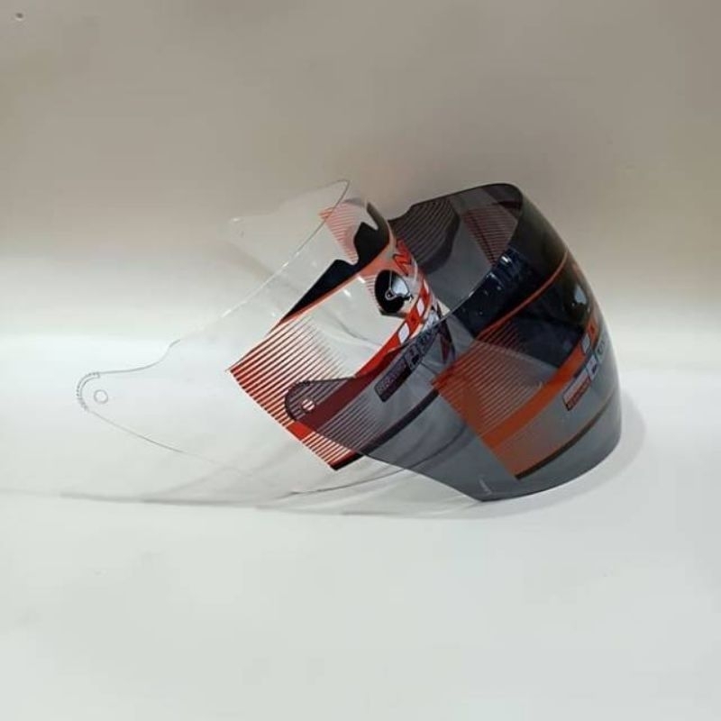 Kaca helm Gm evo / Gm fighter / Helm Gm evo koran Hitam / putih