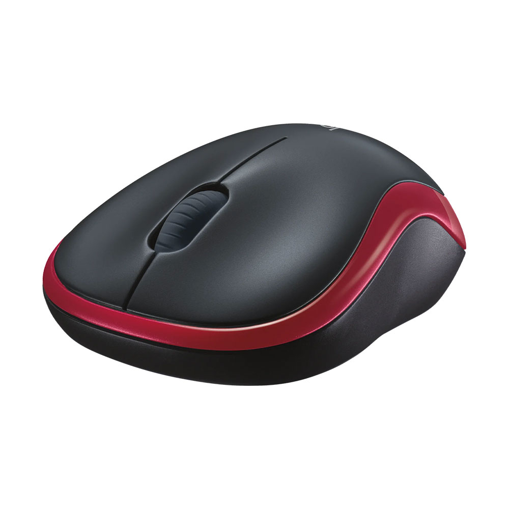 Logitech Wireless Mouse - M185 - Red