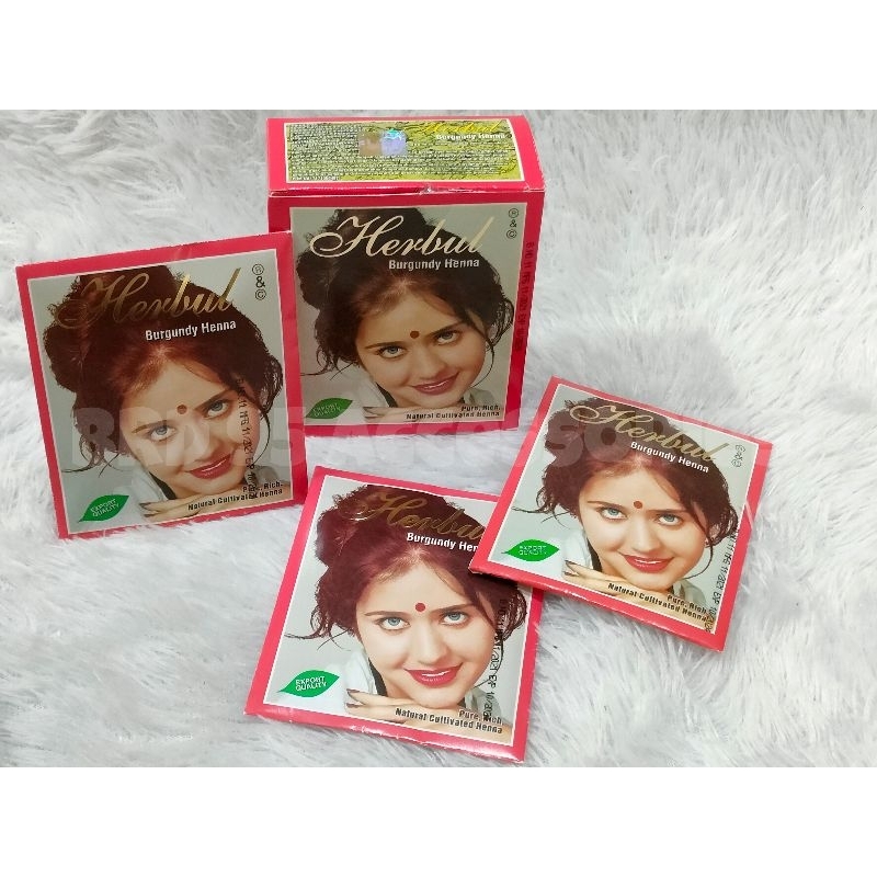 Hena Eagle's Semir Rambut bubuk/Pewarna rambut/Black/Brown/Burgundy - SEMIR RAMBUT