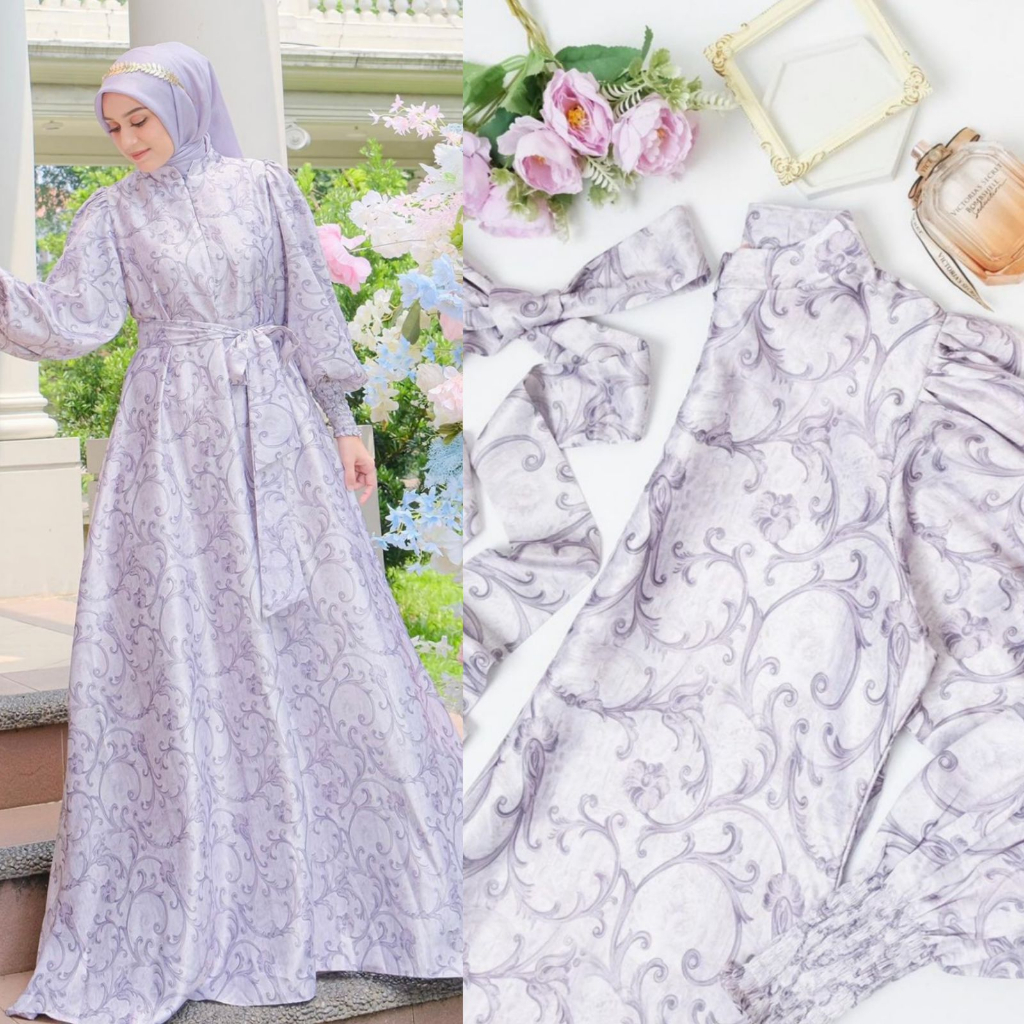 NEW MOTIF GAMIS MAXMARA LUX MOTIF TERBARU TERVIRAL