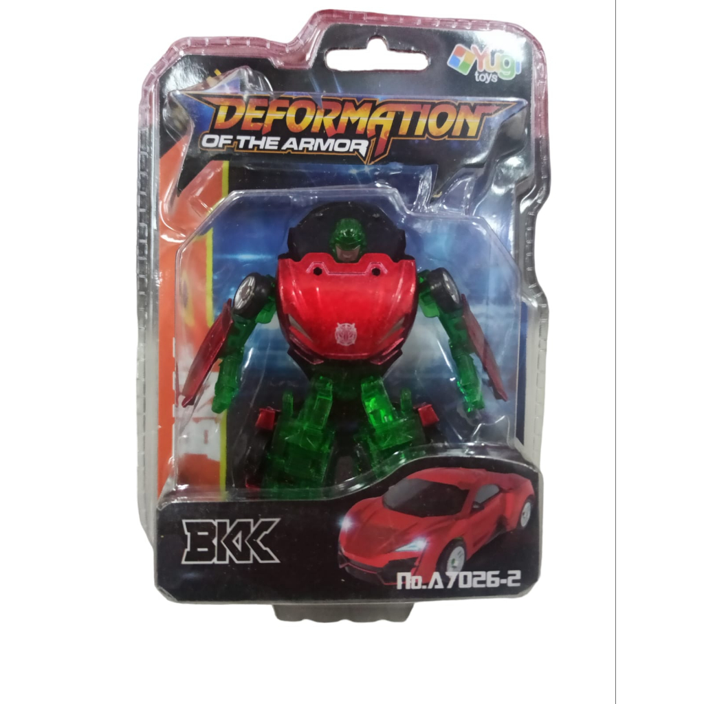 MAINAN DIECAST TRANSFORMER ROBOT MOBIL MAINANN DEFORMATION OF THE ARMOR