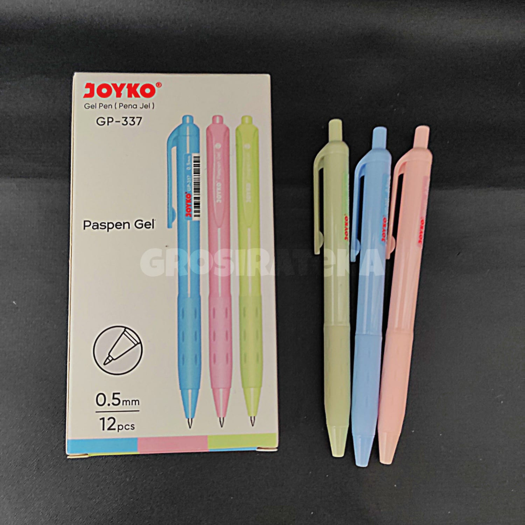 

PULPEN ,PULPEN GEL ,BOLPEN , BOLPOIN, BP GEL PEN GP 337 HITAM JOYKO
