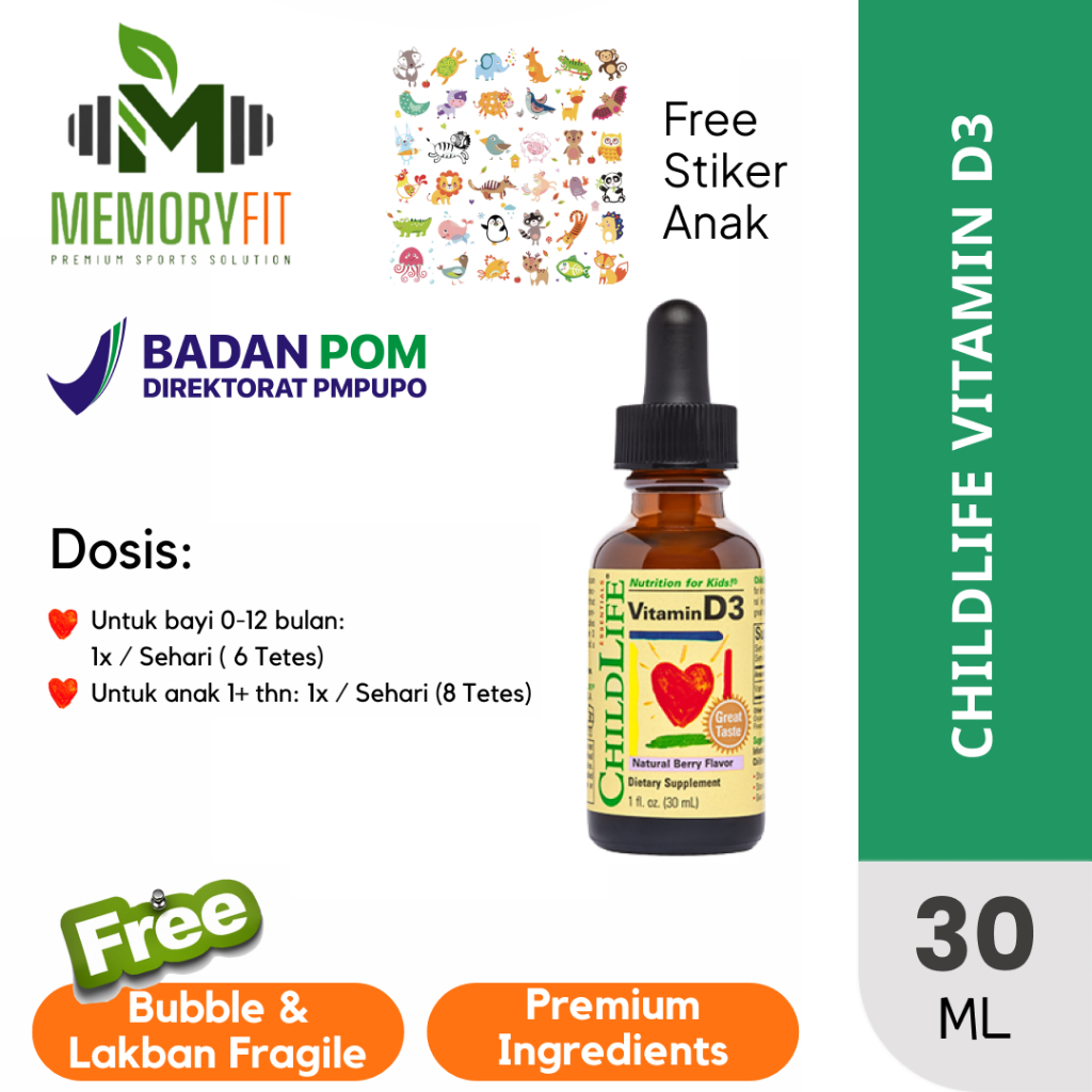 CHILDLIFE D3 Vitamin Anak Suplemen Child Life