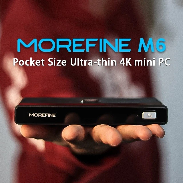 MOREFINE M6 Mini PC Windows 11 Intel N6000 16/512GB NVMe SSD Wifi 6