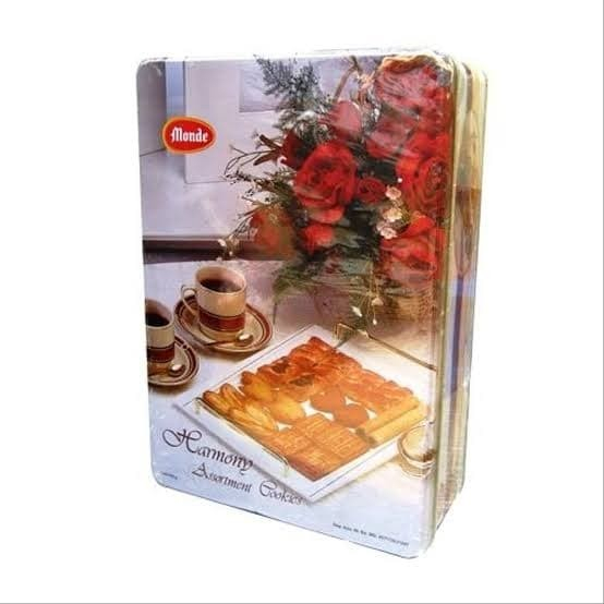 BISKUIT KUKIS KALENG MONDE HARMONY ASSORTED COOKIES 850 GRAM PIE SEMPRONG