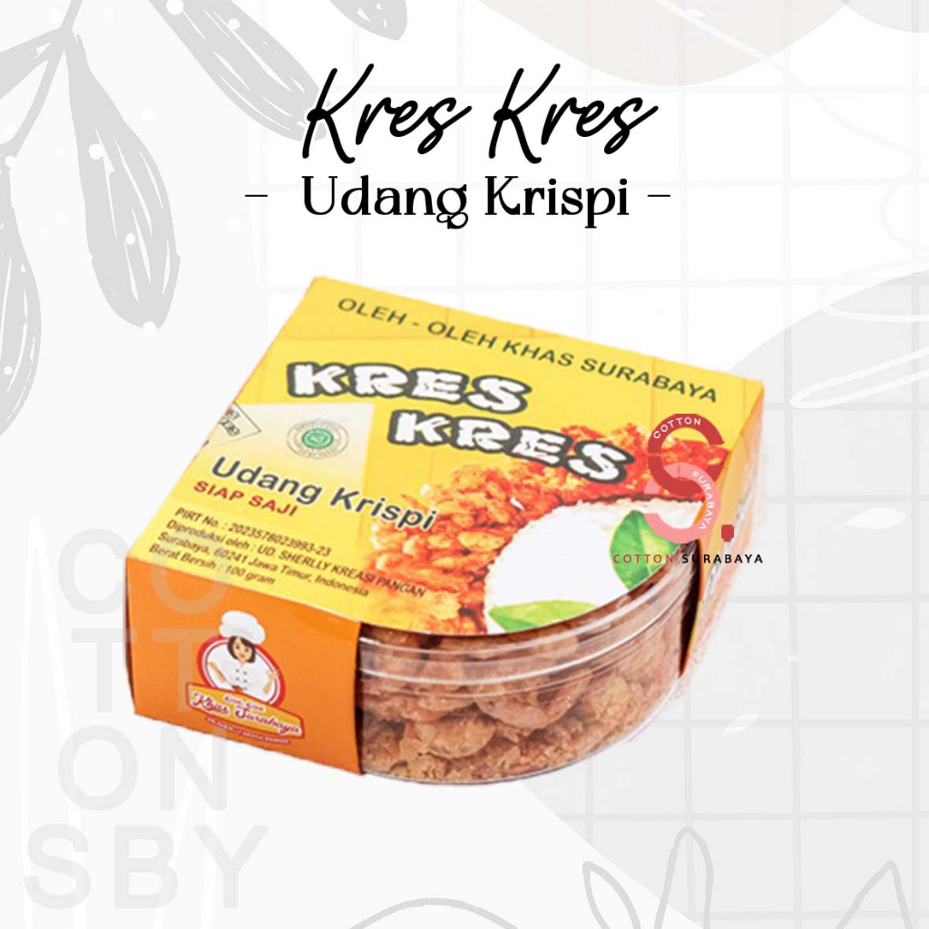 

UDANG KRISPI KRES KRES OLEH OLEH KHAS SURABAYA CAMILAN SNACK HAMPERS KADO