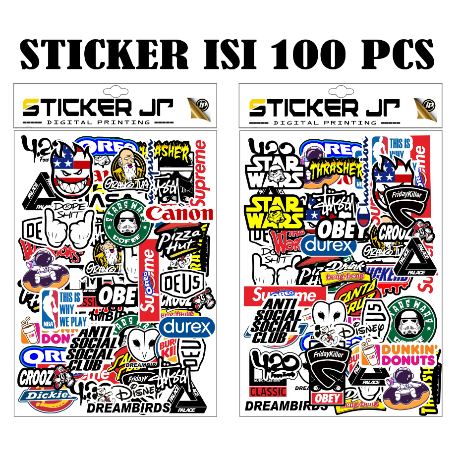 

[ SJP ] 100 PCS STICKER DISTRO STARWARS ANTI MINYAK ANTI AIR AESTHETIC | STIKER DISTRO GROSIR UNTUK LAPTOP CASE TUMBLER DLL