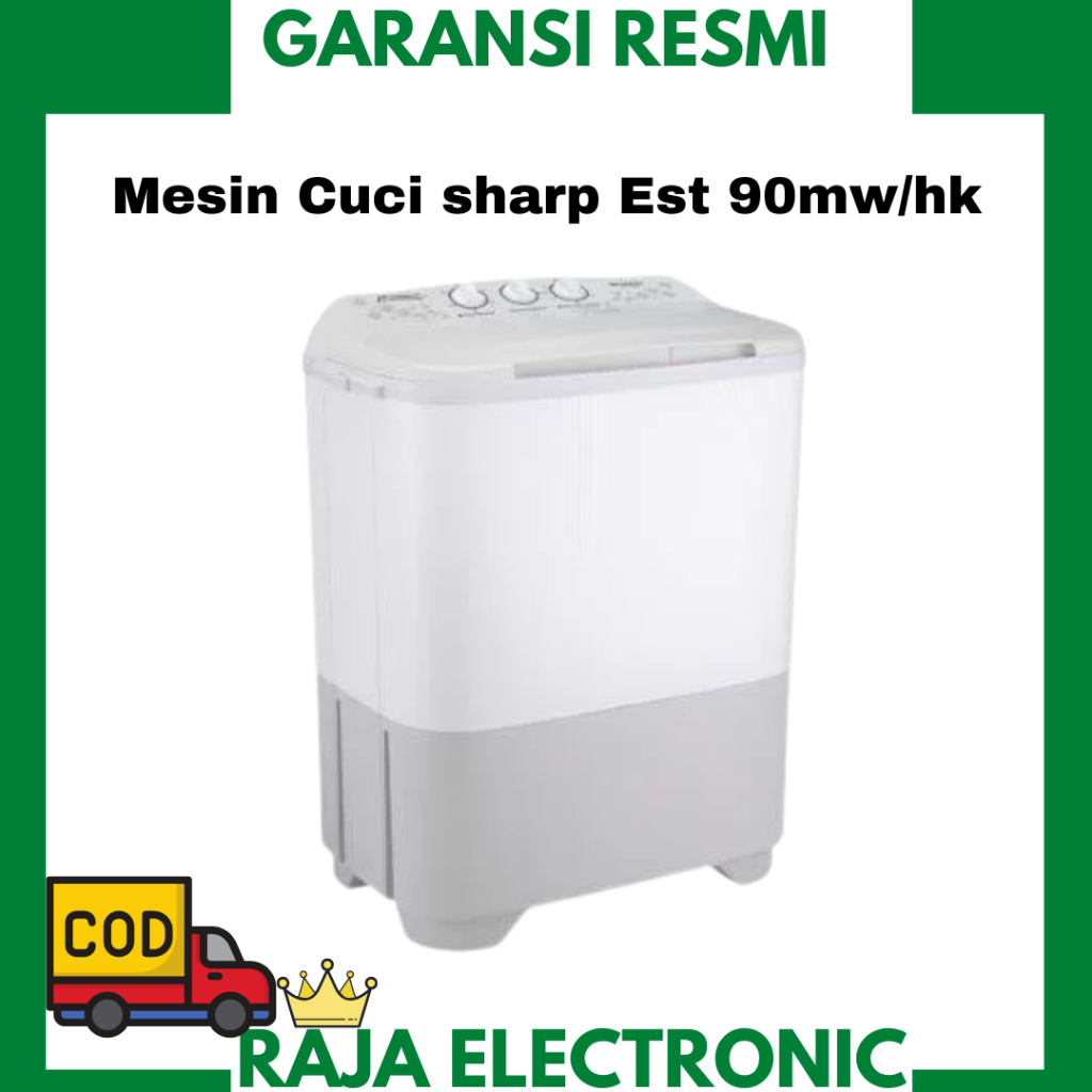 Sharp Mesin Cuci Est 90mw/hk Tub win 9 Kg