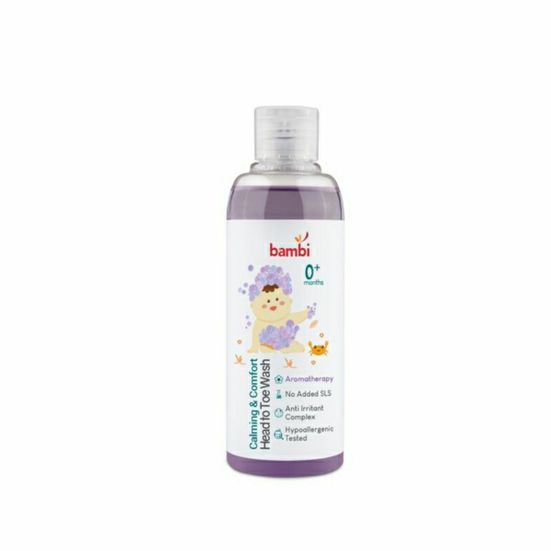 Bambi Calming And Comfort Head To Toe Wash 200ml /Sabun Mandi