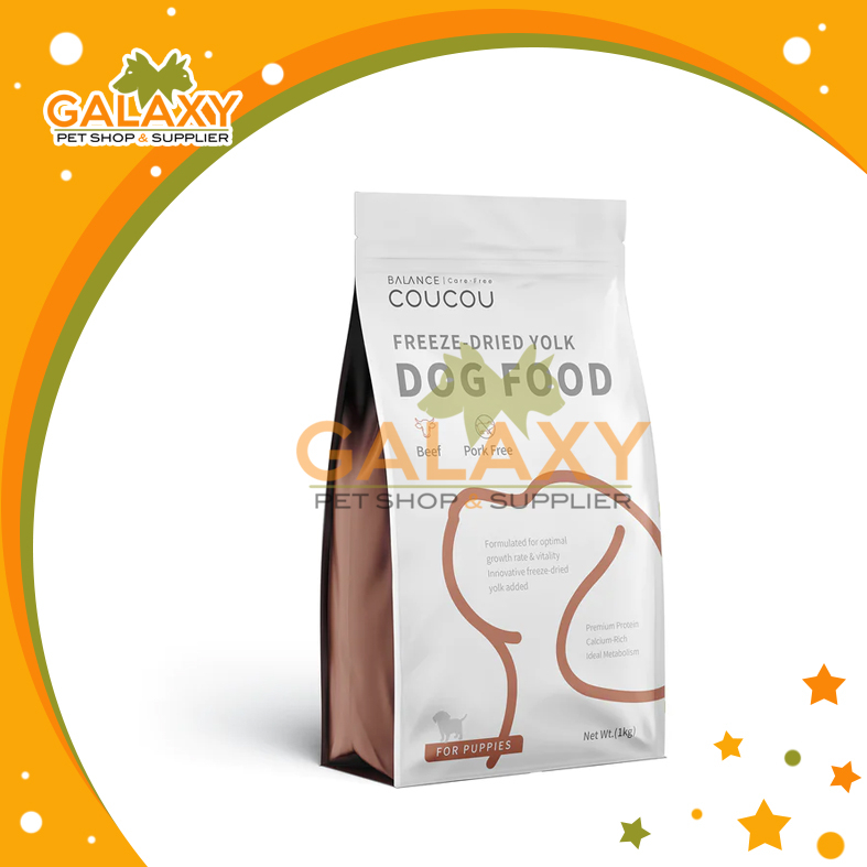 

23bagusmenshop - Coucou Dog Food Dry 1kg Makanan Anjing Premium All Life Stages