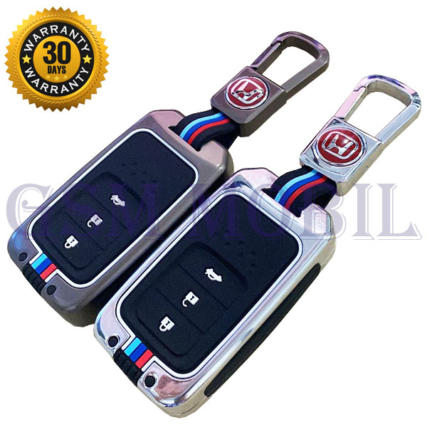 Casing Metal Elegant Kunci Remote Honda CRV Prestige Civic 3 Tombol