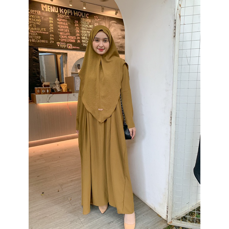 Abaya umroh - Zira Abaya Set Khimar