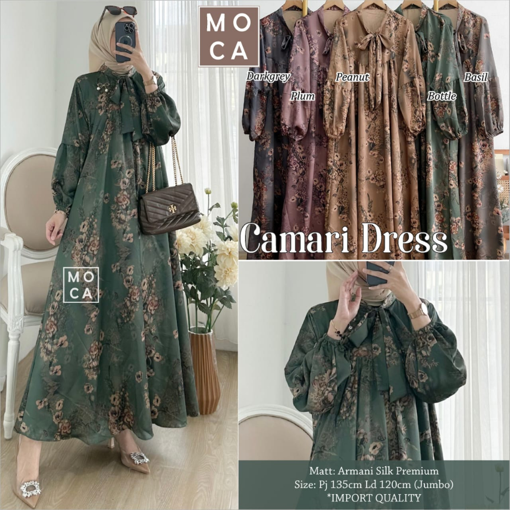GAMIS DRESS JUMBO CAMARI LD 120 BY MOCA GAMIS ARMANI SILK JUMBO