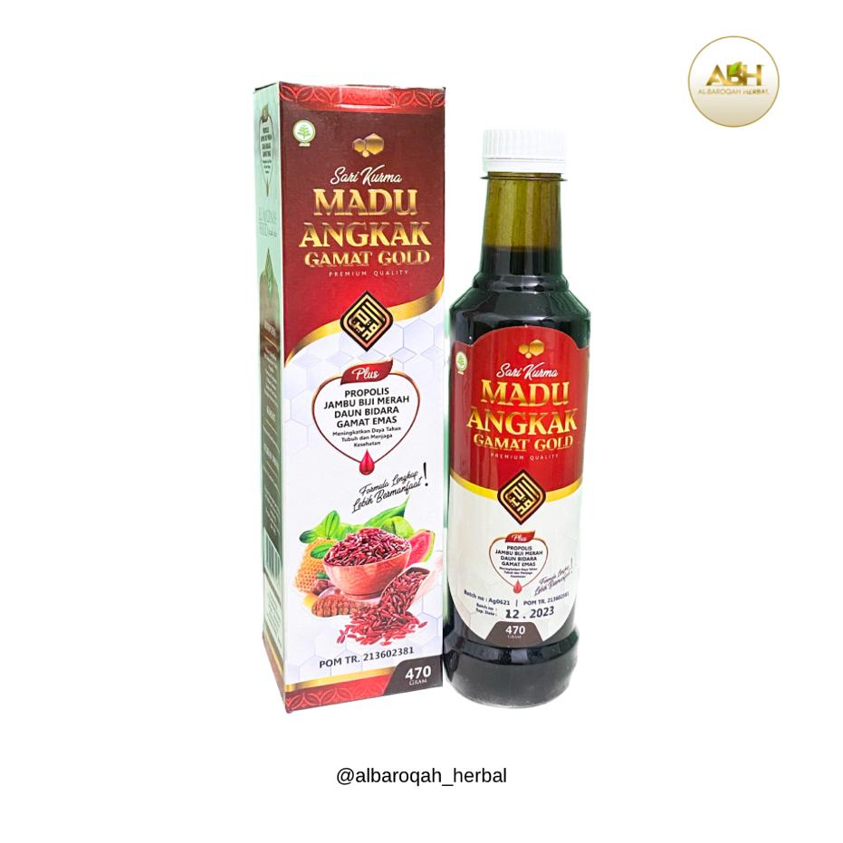 SARI KURMA MADU ANGKAK GAMAT GOLD EL MADINAH FOOD (470gr)