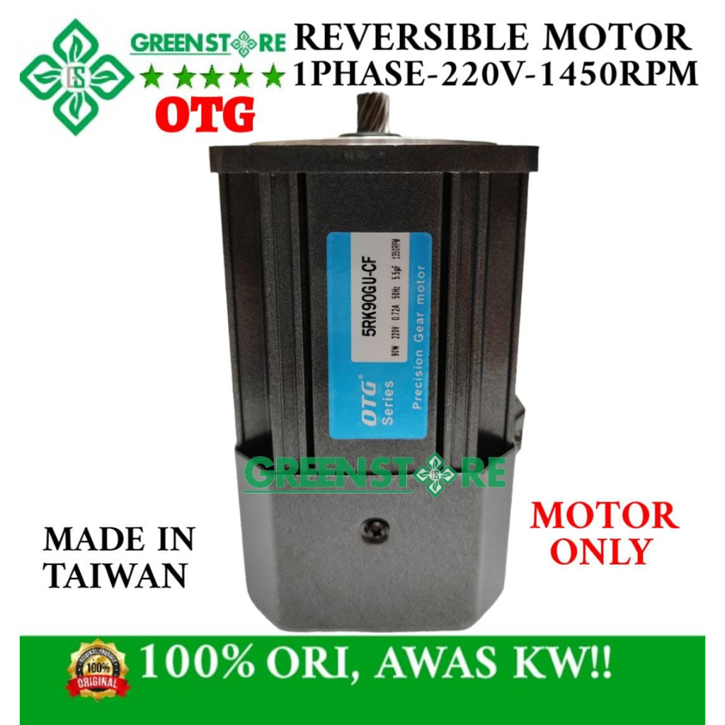 OTG 5RK40GN-C 40WATT 1PHASE REVERSIBLE MOTOR - TERMURAH ORIGINAL