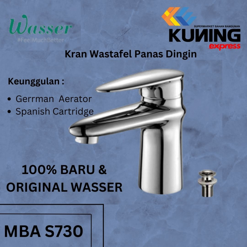 Kran Wastafel // Wasser Kran MBA S730 Panas Dingin
