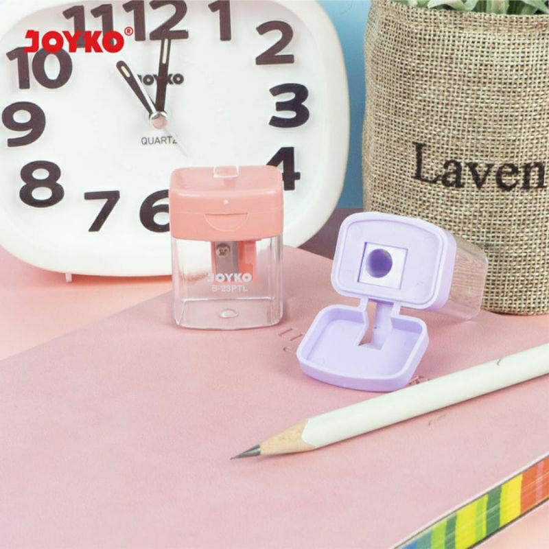 

Sharpener Rautan Serutan Orotan Joyko Warna PASTEL B-23PTL B 23PTL