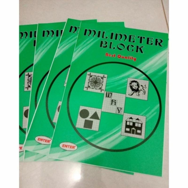 

[ LUSIN ] BUKU MILIMETER BLOK A3 / MILIMETER BLOK ENTER