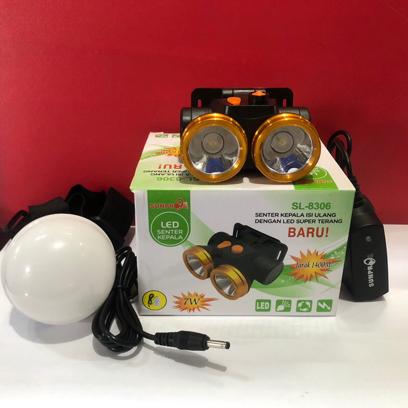 Senter kepala sunpro 7w SL-8306