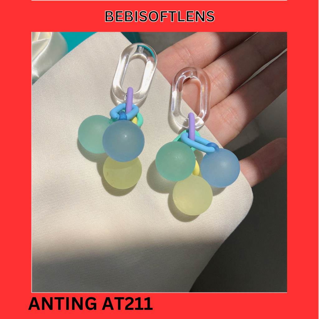 Anting AT211 Perak / Silver S925 Anting Unik Lucu Keren Fashion Wanita  /BB