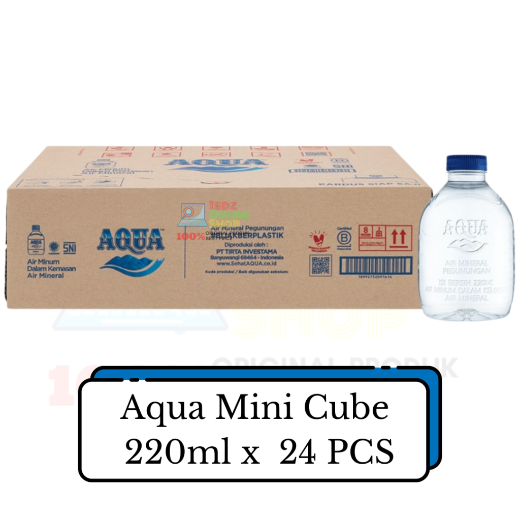 Aqua Cube 220ml x 24 botol