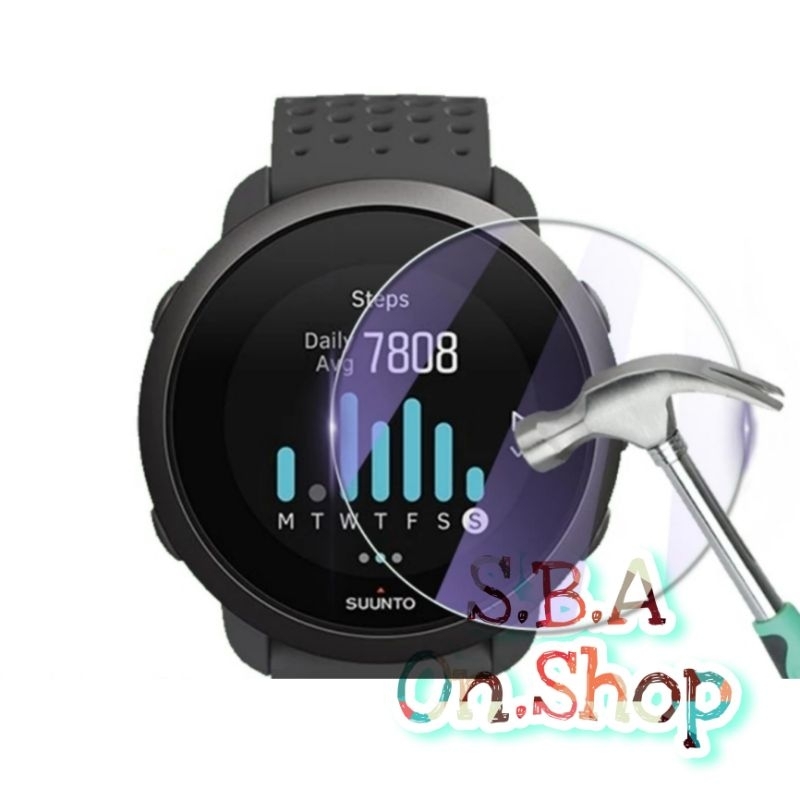 Tempered Glass Anti Blue Ray Kaca Suunto 3 3 Fitnes Fitness Screen Guard Watch Acc
