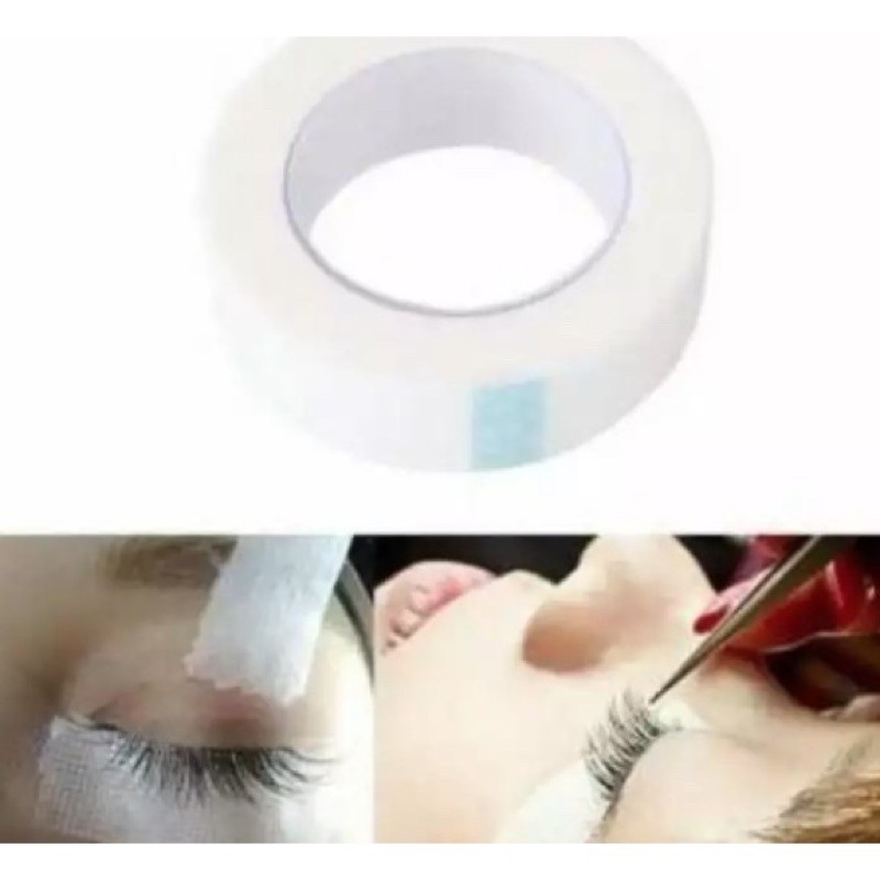 Roll Tape Eyelash Extension PE Non-Woven Breathable / Rolltape Eyetape Kertas Plastik Bulu Mata Eyelid Tape Eyelashes Extention