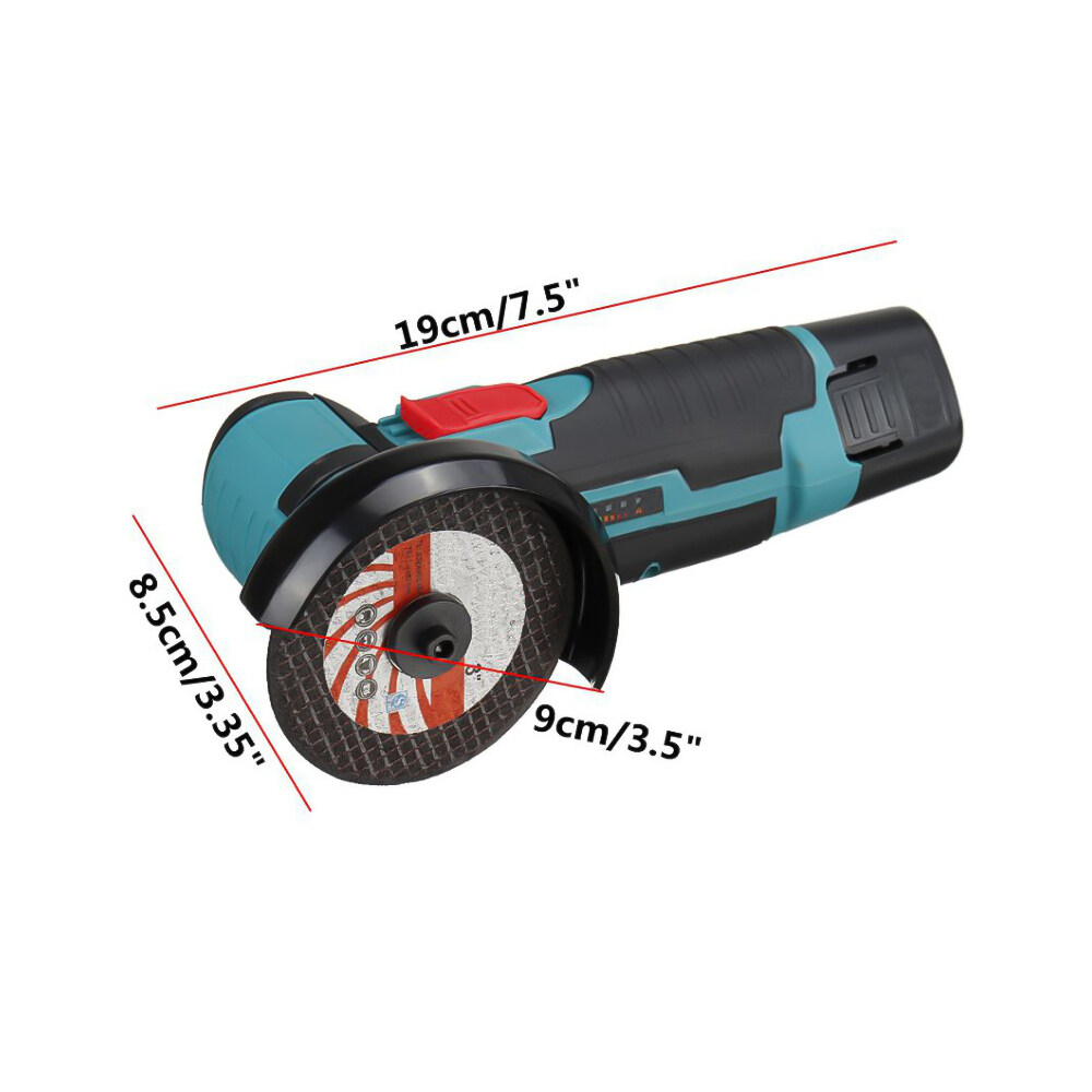 Mesin Gerinda Tangan Elektrik Portable 12v Multifungsi Untuk Potong / Poles Ubin Keramik / Kayu DIY（include 1pcs battery)