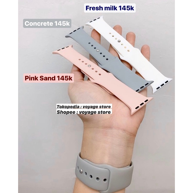Apples series rubber Original Silicone Strap for apple watch series 8 7 45mm 41mm 49mm ULTRA iwatch sport silicone tali jam karet iwo 40mm 44mm smartwatch Strap