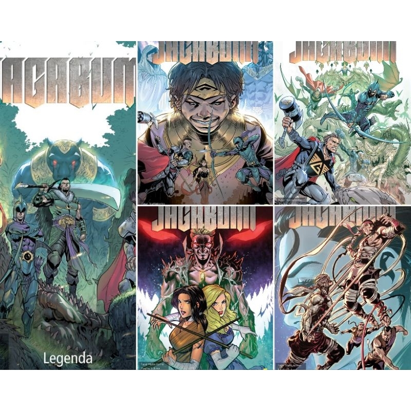 Komik Koloni Jagat Bumilangit: Jagabumi vol 1 2 3 4 5; Sri Asih Celestial vol 1 2 3 4 5 6; Mandala G