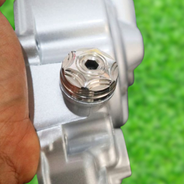 Tutup Oli Stainless Steel Baut Penutup Oli Mesin Stenlis PNP CB GL MP Tiger Grand Win