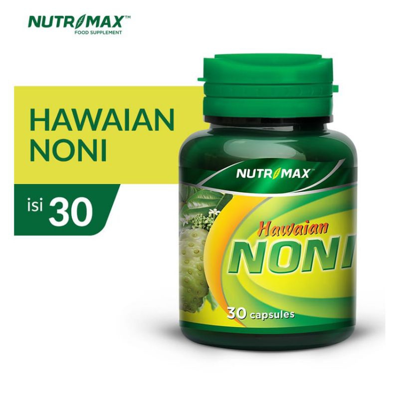 NUTRIMAX FOOD SUPPLEMENT HAWAIAN NONI ISI 30 KAPSUL