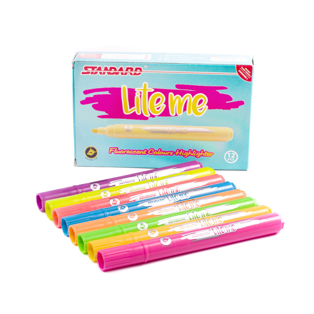 

Standard - Lite Me Jumbo / Satuan ( Highlighter, Text Marker, Penanda Warna )