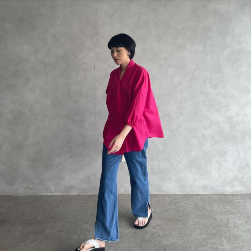 GANI SHIRT - trick and tricky - kemeja wanita - kemeja katun