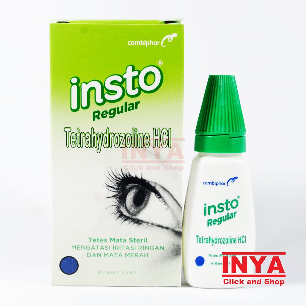 INSTO REGULER OBAT TETES MATA 7.5 ml Tetrahydrozoline HCI - STERILE EYE DROPS