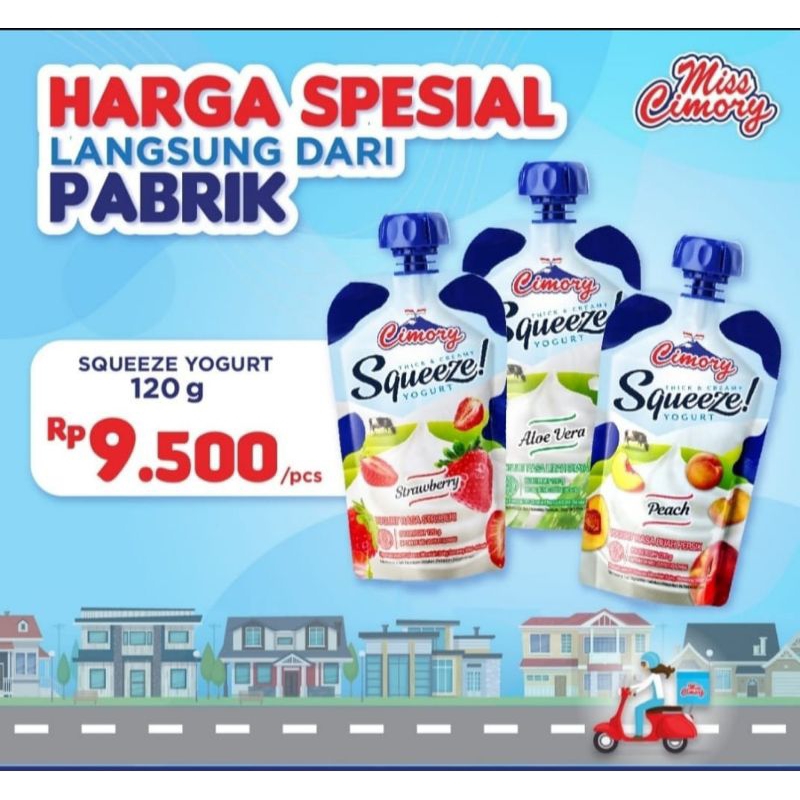 

Cimory Squeece Yogurt 120 ml harga pabrik