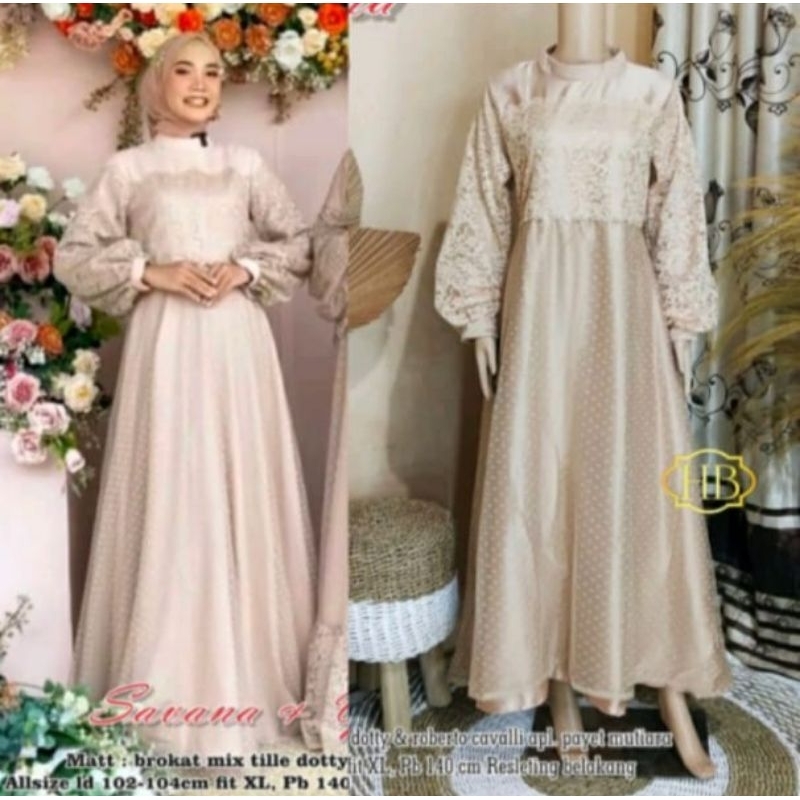 Gamis brukat gamis savana gamis kondangan gamis murah