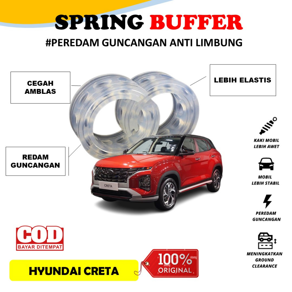 Spring Buffer Mobil Hyundai Creta Karet Damper Pengganjal Per
