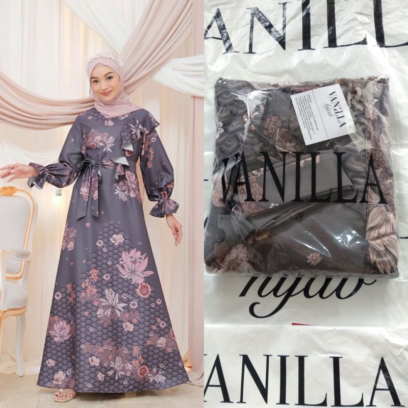 Teratai Dress - Vanilla Hijab