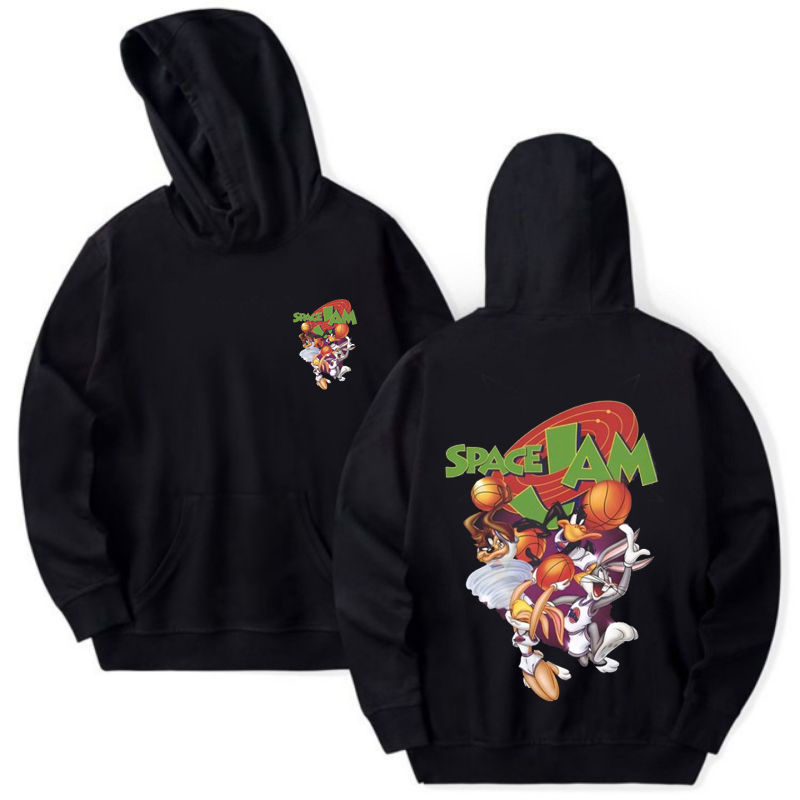 JAKET HOODIE SPACE JAM  tshirt JAKET HOODIE film cartoon basket michael jordan kaos vintage