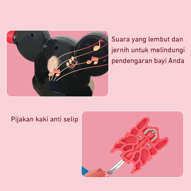 DADAWARD Sepeda Roda 3 Anak Murah Dengan Musik Dan Tempat Penyimpanan