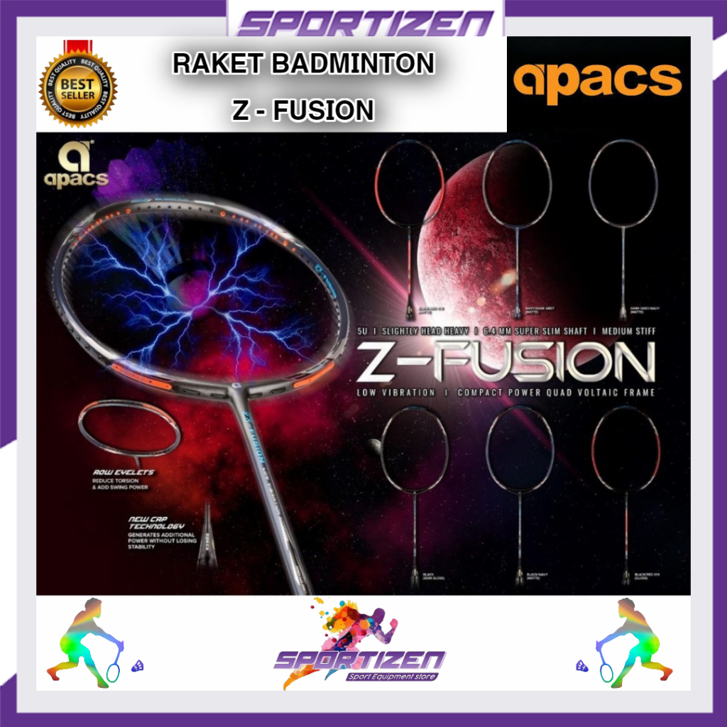 RAKET BADMINTON BULUTANGKIS APACS Z FUSION ORIGINAL