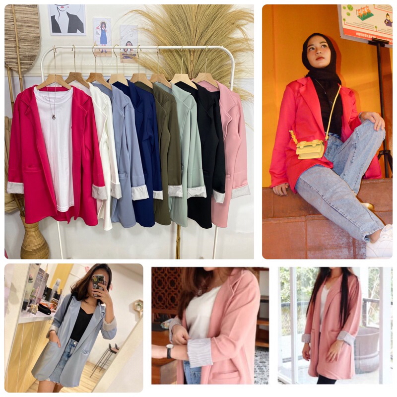 BLAZER WANITA KOREA BLAZER KOREA SET PANJANG FORMAL MURAH BLEZER WANITA KOREA BLEZER KEKINIAN MURAH
