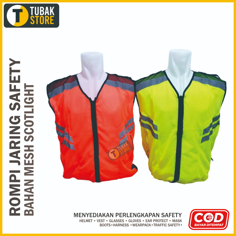 ROMPI JARING SAFETY PROYEK SCOTLIGHT- PUNDAK HITAM POLOS