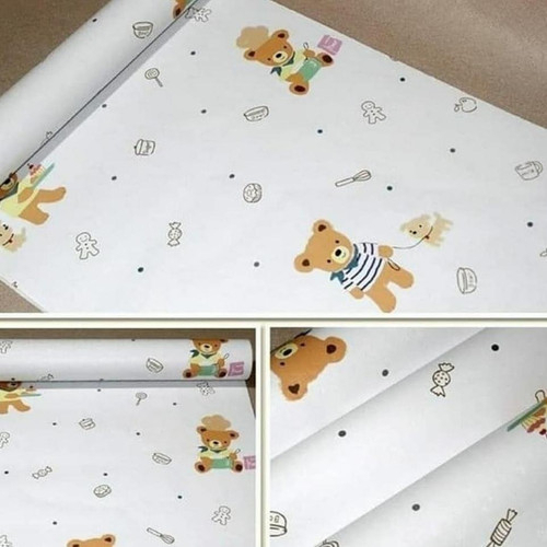 Wallpaper Stiker Dinding Anak Teddy Bear Boneka