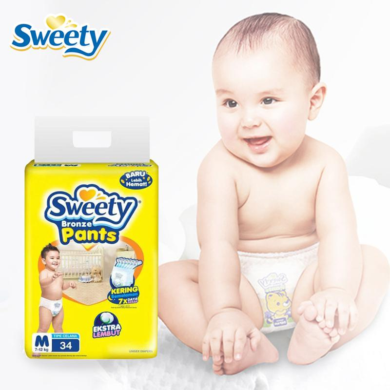 Sweety bronze pants / popok bayi / ukuran all varian S /M /L
