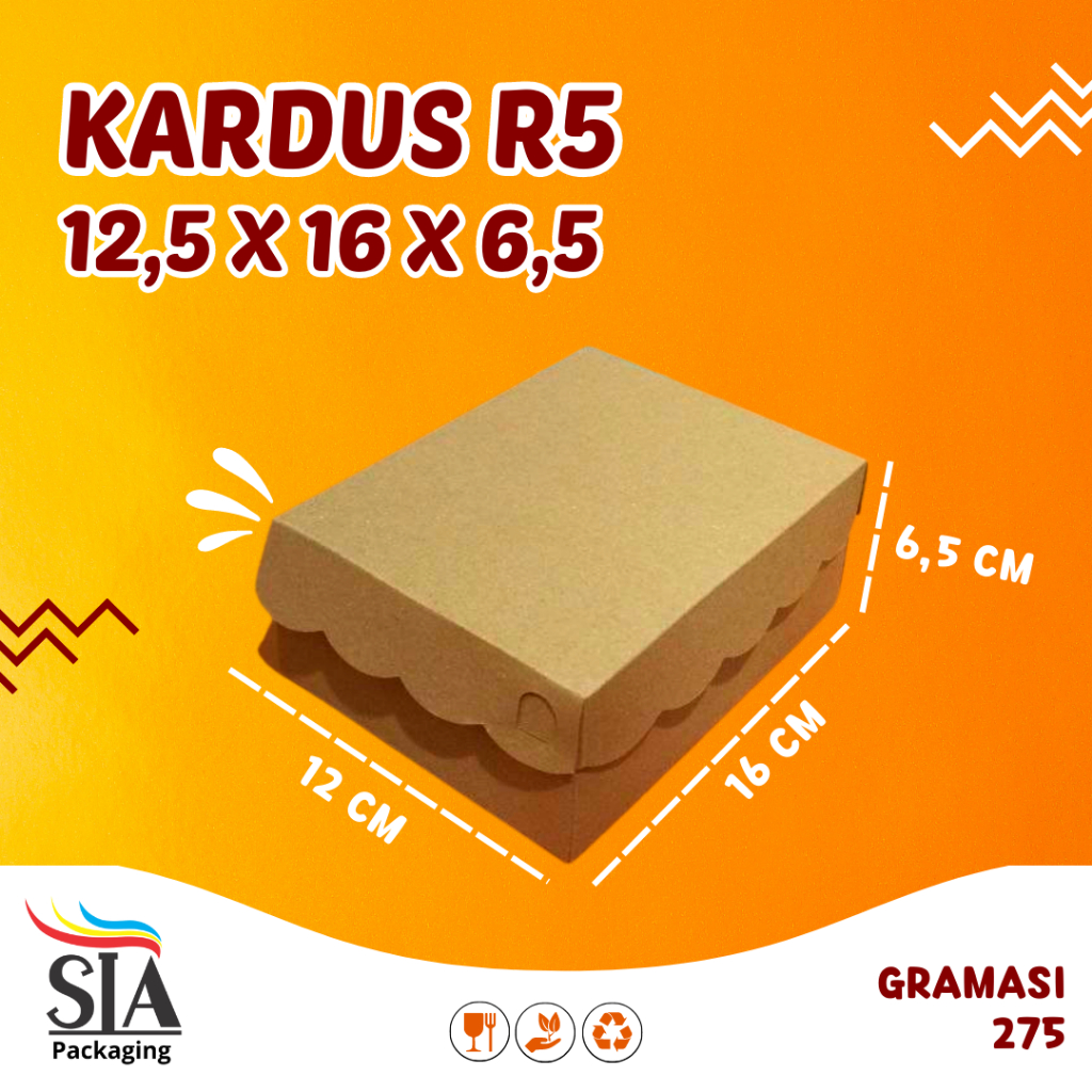 KARDUS SNACK R13, R3, AT, 12 X 12 DAN 12 X 16 DUS SNACK ISI 3 | KARDUS MAKAN