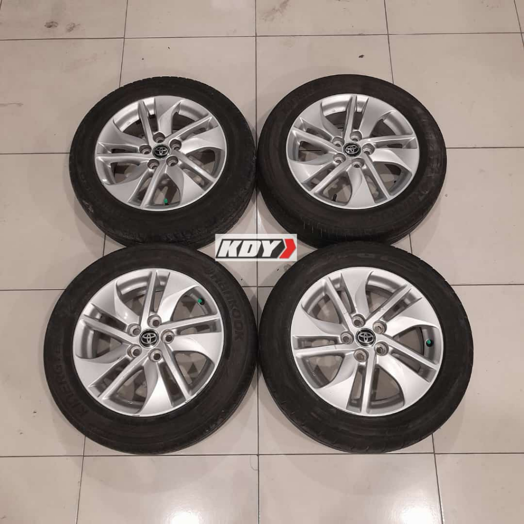 velg Original Copotan Mobil Sienta Ring 15 Hole 5X100 Silver ,Cocok Mobil Altis Corona Corolla Sient